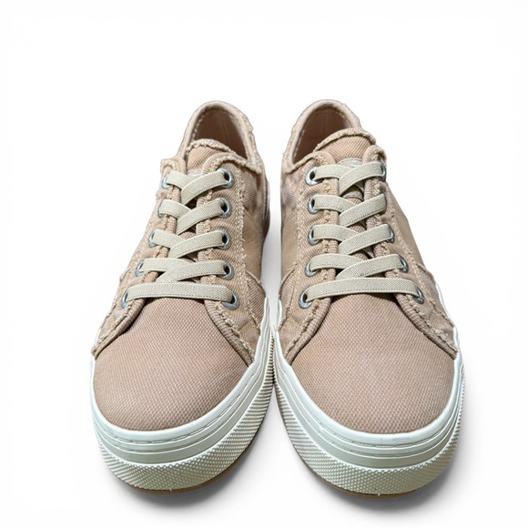 Blowfish Malibu Low Top Slip In Lace Comfort Sneakers Kahkai Platform Vegan Sz 9 - Picture 2 of 13